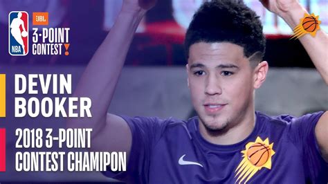3 point contest 2018|Devin Booker Wins 2018 NBA 3.